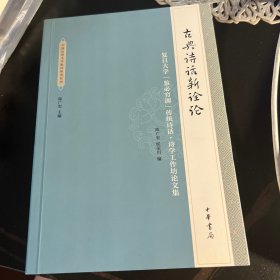 古典诗话新诠论——复旦大学“鉴必穷源”传统诗话·诗学工作坊论文集（中国近世文学批评研究丛书）