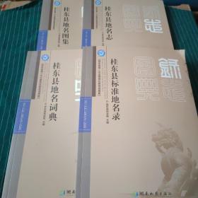 桂东县第二次全国地名普查成果集：（地名图集：地名志：地名词典：标准地名录）4本合售