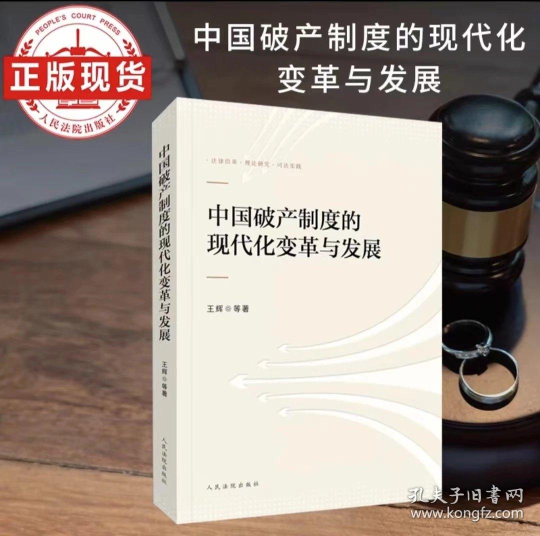 正版2023新书 中国破产制度的现代化变革与发展 王辉 人民法院出版社