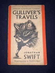 PENGUIN ILLUSTRATED CLASSICS 
GULLIVER'S TRAVELS 
JONATHAN SWIFT 
Wood-engravings by Theodore Naish