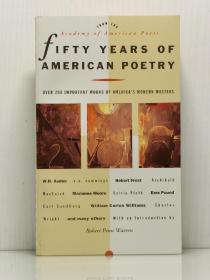 《美国现代诗歌精选集：200首》  Fifty Years of American Poetry: Over 200 Important Works by America's Modern Masters（美国诗歌）英文原版书