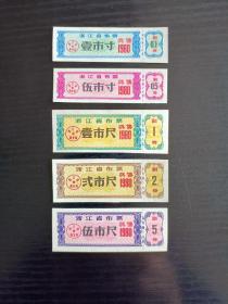 1980年浙江省奖售布票5全