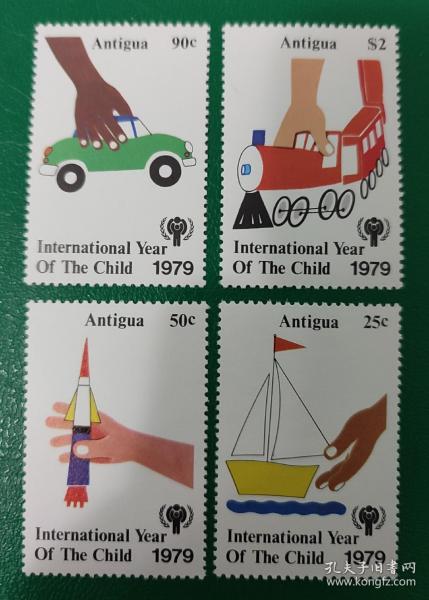 安提瓜邮票 1979年 国际儿童年 4全新