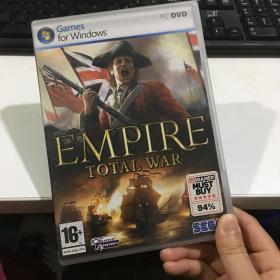 PC DVD游戏光盘 1碟盒装：《帝国：全面战争（Empire Total War）》附带一本说明书+一张【英文版】