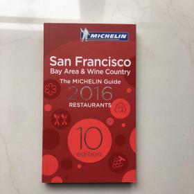 San Francisco Bay Area and Wine Country The MICHELIN Guide 2016 restaurants旧金山湾区和葡萄酒之乡米其林红色指南2016