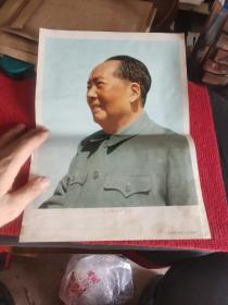 人民画报赠页毛主席宣传画