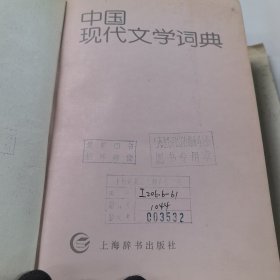 中国现代文学词典