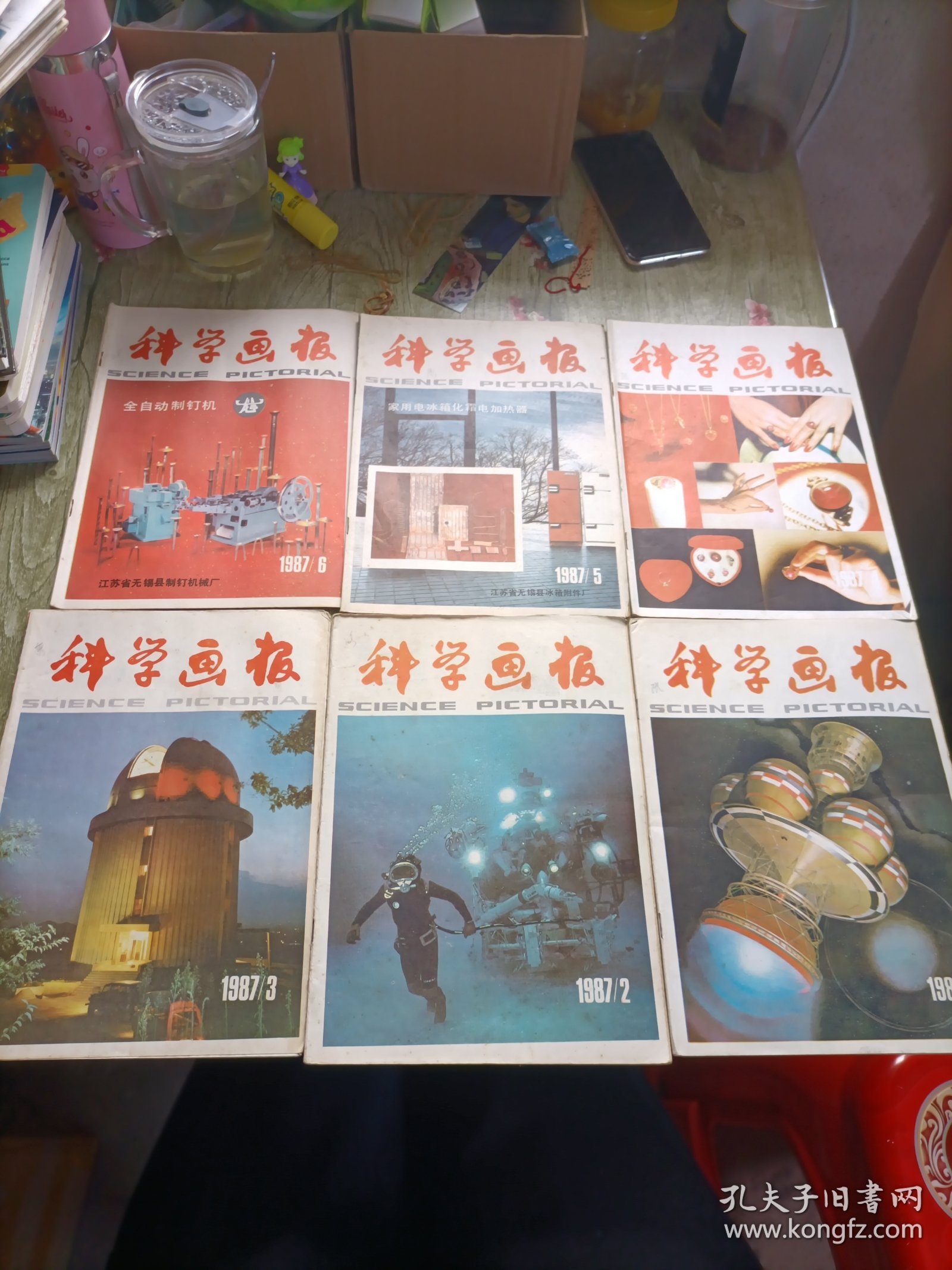 科学画报1987年1-12（全12册）