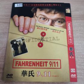 339影视光盘DVD:华氏911    一张光盘 简装