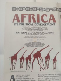 National Geographic国家地理杂志地图系列之1980年2月 Africa 非洲地图