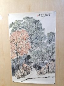 当代陕西学院派画家[孙文忠]老师早年临古风景画作品，(小且精)