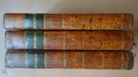 胡迪布拉斯，1819年英法对照本，一套三册全。被誉为英语世界的唐吉诃德。