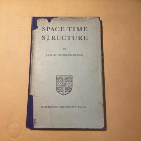 1950 英文 16开布面精装 《Space-Time Structure》（薛定谔 空间-时间结构 ）Erwin Schrodinger 有书衣 国立四川大学图书馆旧藏
