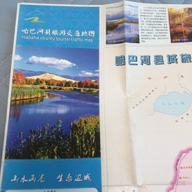 哈巴河县旅游交通地图