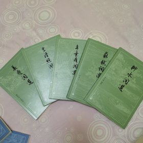 古典文学大字本：柳永词选  苏轼词选  辛弃疾词选  李清照词选   姜夔词选    共5册合售