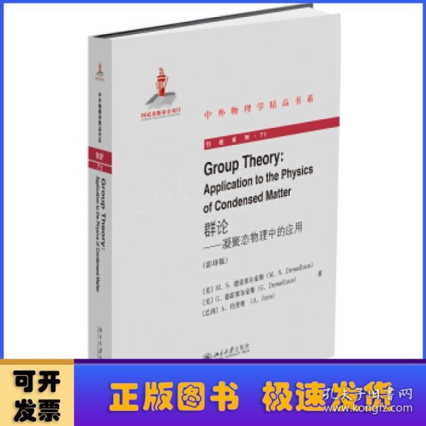 群论:凝聚态物理中的应用:application to the physics of condensed matter