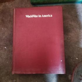 Who'swho in America（美国名人录）1989——1981