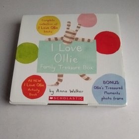 英文原版 I LOVE OLLIE Family Treasure BOX 全家宝盒 内盒9册 婴幼儿启蒙读物