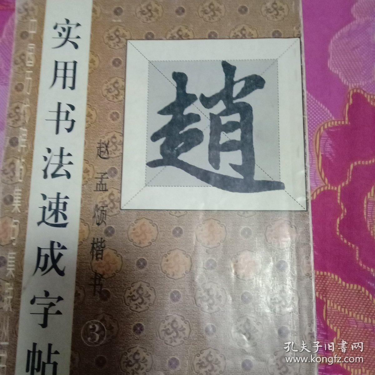 实用书法速成字帖.赵孟頫楷书