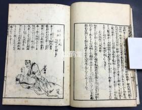 《按腹图解》1册全，和刻本，文政10年，1827年版，中医汉医导引疗法，腹部按压按摩疗法稀见著作，内分家法导引三术图解，伏人疗术图解，家法按腹十三术图解，小儿按腹图解，孕妇按腹图解，自行按腹图解，收神术，归元术等部分，并含大量精美木版插图等，画工为村田嘉言。