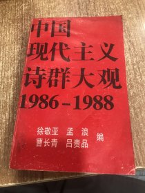 中国现代主义诗群大观：1986-1988