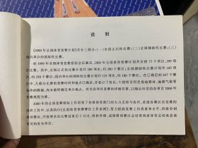 《2000年全国体育竞赛招标计划》《2000年全国体育竞赛计划》