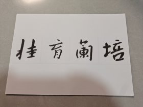 八大山人行书四字吉语集字50幅