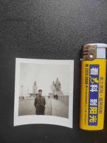 老照片 好像是什么大桥照片