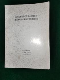 山东省横河煤矿厚含水松散层下放顶采煤防水煤岩柱工程地质研究