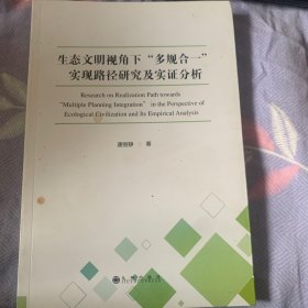 生态文明视角下“多规合一”实现路径研究及实验分析