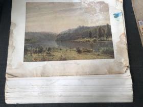 俄·希施金·原版风景画（有污损，22张，风景画大师作品，市面未见同版本流通，喜欢的速拍）
