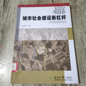 城市社会建设新杠杆:社区民间组织研究