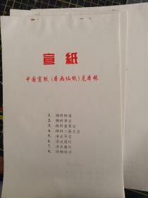 日本回流 宣纸 中国宣纸（本画仙纸 ）见本帐 大开本纸样 编号5