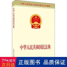 中华共和国民法典 公报版 法律单行本 作者