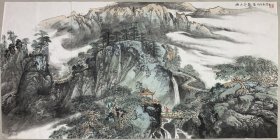 得自作者本人，终身保真 ——许乐生，安徽歙县人，毕业于南京艺术学院美术系，国家高级美术师，江苏省美协会员，南京黄埔书画院副院长，南京金陵书法院副院长，南京南唐书院创作员，中国卫生美协常务理事，自幼爱画，作品颇丰。远师清僧石涛，近学大师秋园，雪石，厚积薄发，自成一格。作品多次参加全国省，市，展览并获奖，深受海内外观众喜爱并收藏。