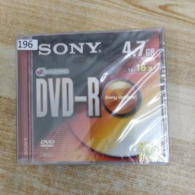 196光盘DVD: SONY 4.7DVD索尼  全新盒装