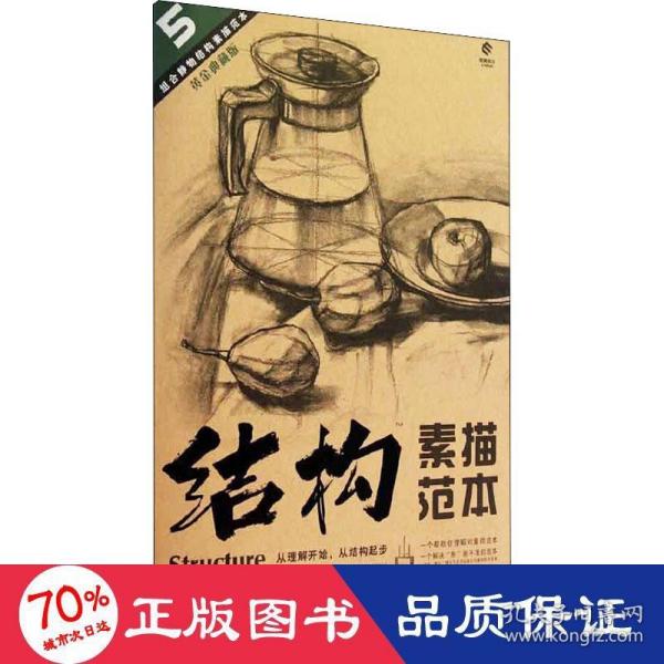 造型基础训练方法丛书5：组合静物结构素描范本（黄金典藏版）