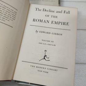 THE DECLINE AND FALL OF THE ROMAN EMPIRE VOLUME ONE TWO THREE【三本合售  精装 32开 详情看图 品看图】