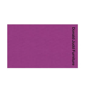 Donald Judd Furniture，唐纳德·贾德：家具