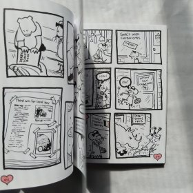 英文原版 Babymouse #12: Burns Rubber 老鼠宝宝系列12：橡胶燃烧 漫画小说 英文版