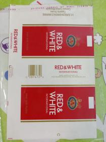 烟标– RED&WHITE香烟