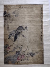 扬州八怪之一华喦画，绢本，包老包手绘