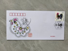 ⑤卓曙，鸡鸣轩主，师莲堂主，十二生肖园主，广东鸡王，手绘首日封，广东美协会员，汕头市人大书画院特聘画家，澄海美协副主席，山东东方美术研究所研究员，广东澄海名家墨迹文献，签名钤印。