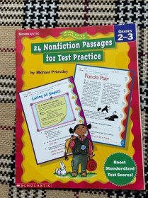 【英文】24 Nonfiction Passages for Test Practice（Grades 2-3） 品相自鉴