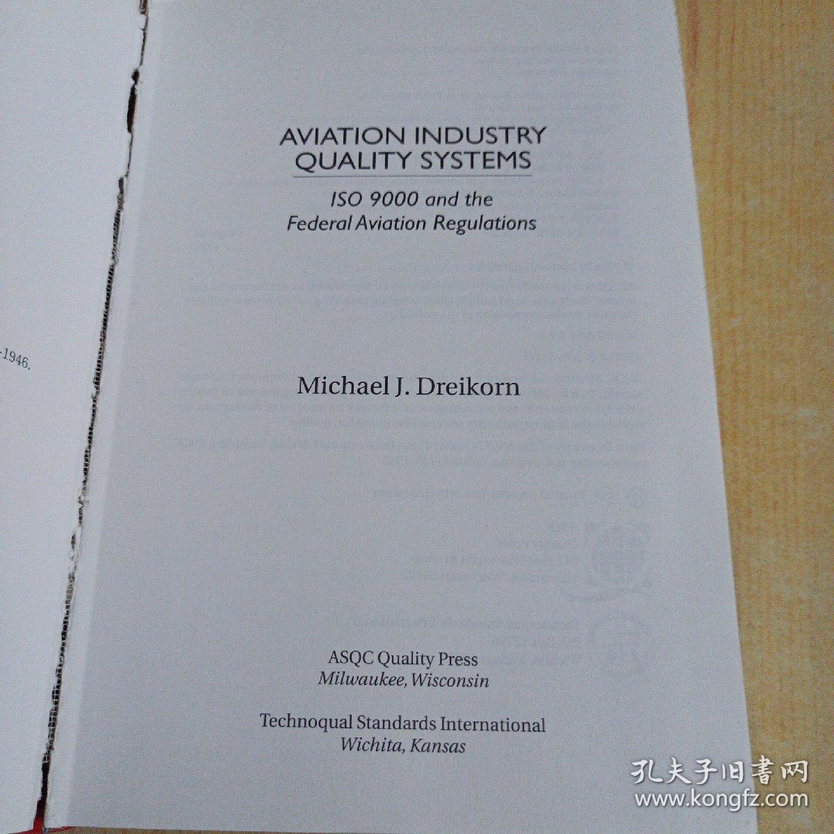 AVIATION INDUSTRY QUALITY SYSTEMS