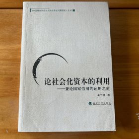 论社会化资本的利用：兼论国家信用的运用之道