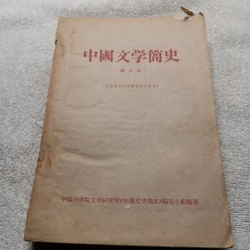 中国文学简史第三册