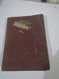 跃进老日记本，附代表证一枚