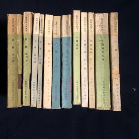 数理化自学丛书全12册（少代数1、3化学1、2物理1）