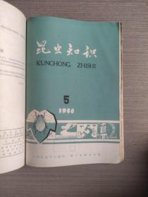 昆虫知识1980年1~6期合订本（中间缺第3期）（双月刊）